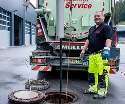 Kanalreinigung Hohenstein an Entwässerungsleitung